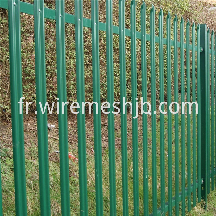 Plastic Coated Palisade Fencing